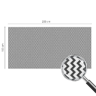 Fönsterfilm med mosaikmönster Sicksackmönster