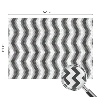 Fönsterfilm med mosaikmönster Sicksackmönster