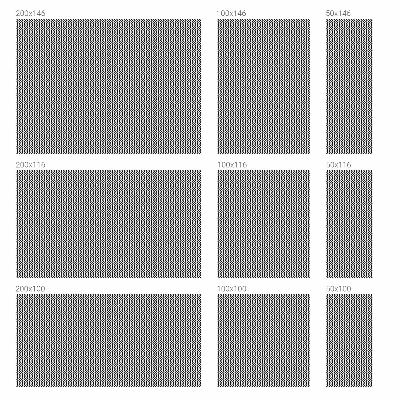 Fönsterfilm med mosaikmönster Sicksackmönster