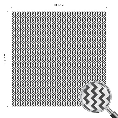 Fönsterfilm med mosaikmönster Sicksackmönster