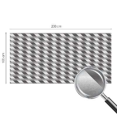 Frostad fönsterfilm med färgat mönster Geometriska ränder