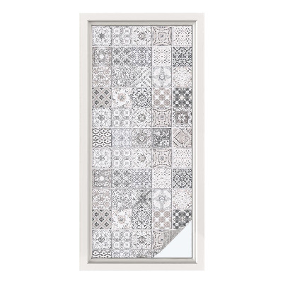 Dekorplast till fönster mosaik Kaklade mönster