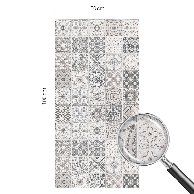 Dekorplast till fönster mosaik Kaklade mönster