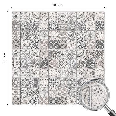 Dekorplast till fönster mosaik Kaklade mönster