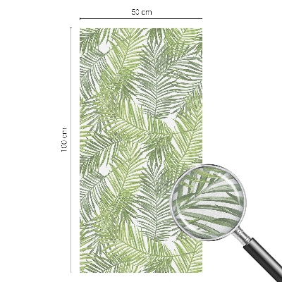 Solfilm fönster insynsskydd Växtmönster