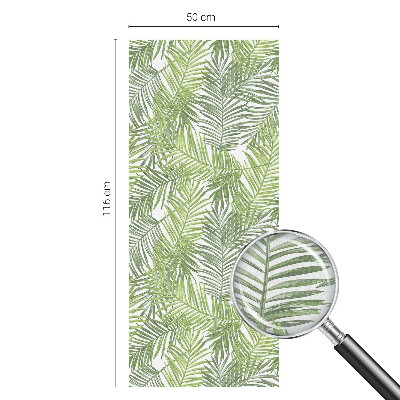 Solfilm fönster insynsskydd Växtmönster