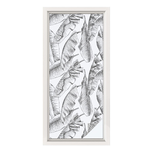 Solfilm fönster insynsskydd Tropiska löv