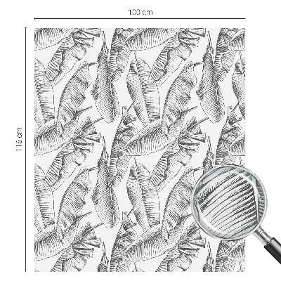 Solfilm fönster insynsskydd Tropiska löv