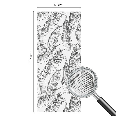 Solfilm fönster insynsskydd Tropiska löv