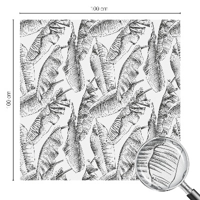 Solfilm fönster insynsskydd Tropiska löv