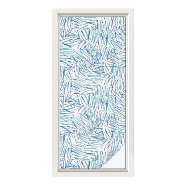 Frostfilm med dekorativt mönster Botaniskt mönster