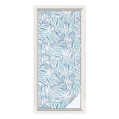 Frostfilm med dekorativt mönster Botaniskt mönster