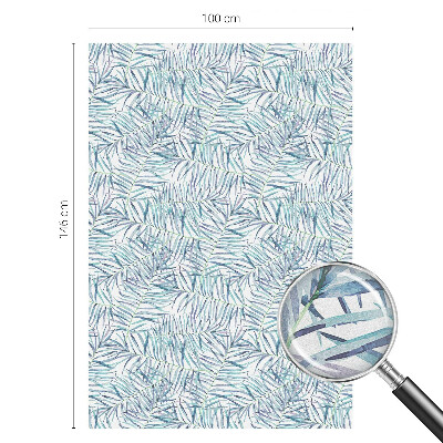 Frostfilm med dekorativt mönster Botaniskt mönster