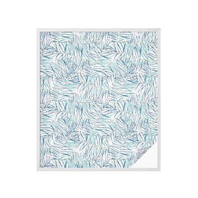 Frostfilm med dekorativt mönster Botaniskt mönster