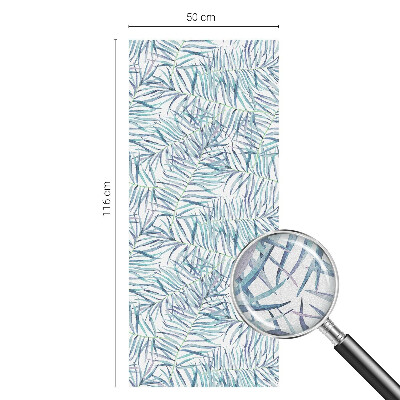 Frostfilm med dekorativt mönster Botaniskt mönster