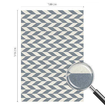 Frostad fönsterfilm med färgat mönster Geometrisk illusion