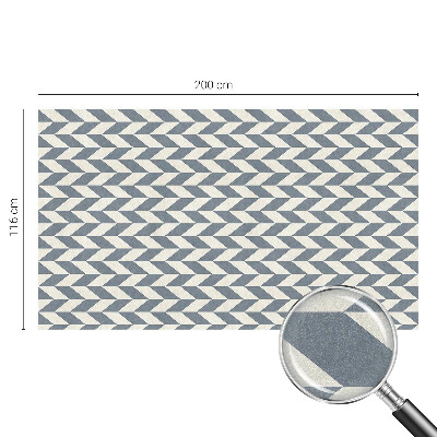 Frostad fönsterfilm med färgat mönster Geometrisk illusion