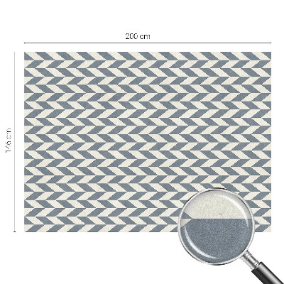 Frostad fönsterfilm med färgat mönster Geometrisk illusion