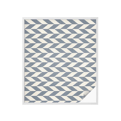 Frostad fönsterfilm med färgat mönster Geometrisk illusion