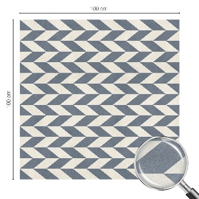 Frostad fönsterfilm med färgat mönster Geometrisk illusion