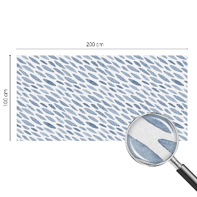 Fönsterfilm med mosaikmönster Blå streck