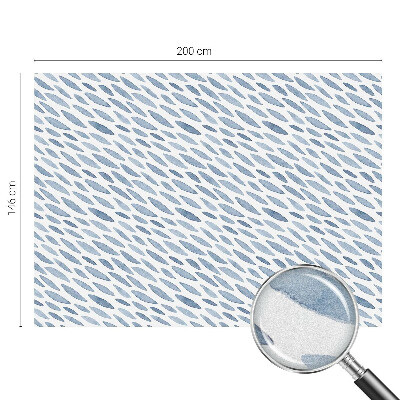 Fönsterfilm med mosaikmönster Blå streck