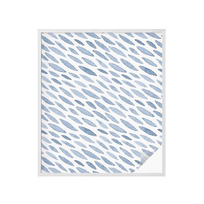 Fönsterfilm med mosaikmönster Blå streck