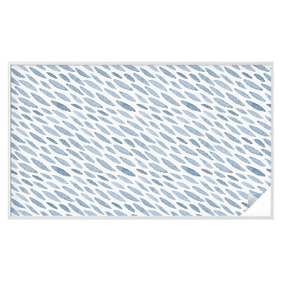 Fönsterfilm med mosaikmönster Blå streck