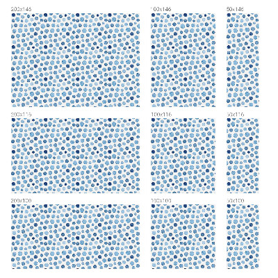 Solfilm fönster insynsskydd Akvarellprickar