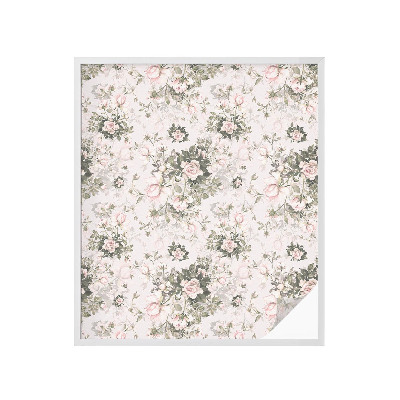 Frostfilm med dekorativt mönster Blommig skönhet