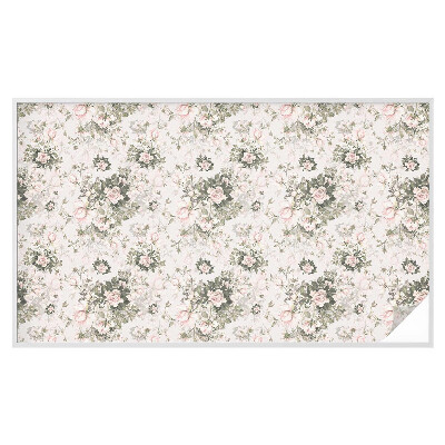 Frostfilm med dekorativt mönster Blommig skönhet