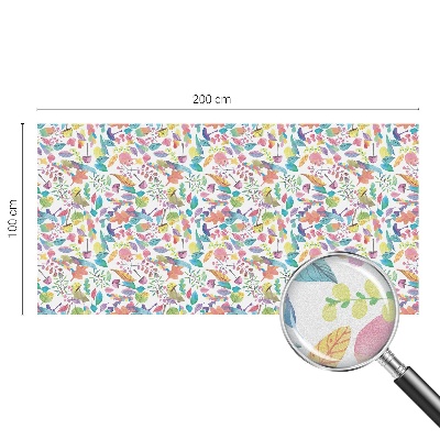 Fönsterfilm med mosaikmönster Färgglad komposition