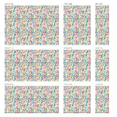 Fönsterfilm med mosaikmönster Färgglad komposition