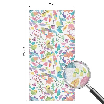 Fönsterfilm med mosaikmönster Färgglad komposition