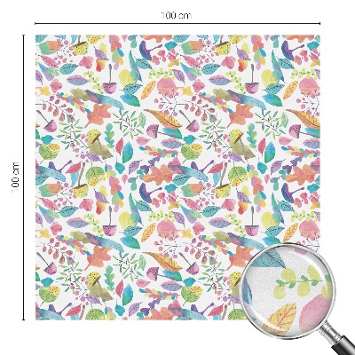 Fönsterfilm med mosaikmönster Färgglad komposition