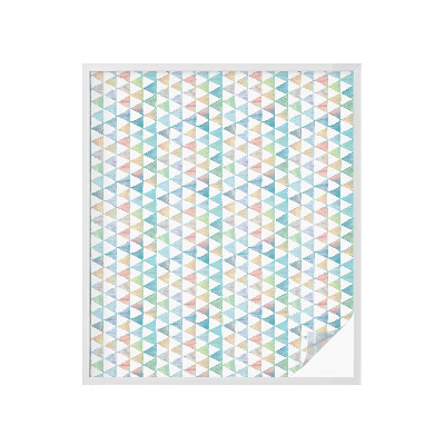 Frostfilm med dekorativt mönster Geometriska trianglar