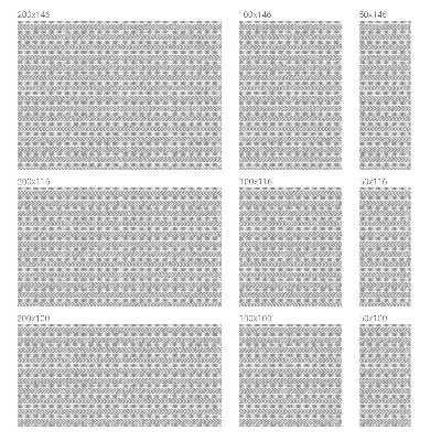 Solfilm fönster insynsskydd Geometriska ränder