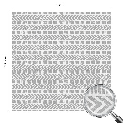 Solfilm fönster insynsskydd Geometriska ränder
