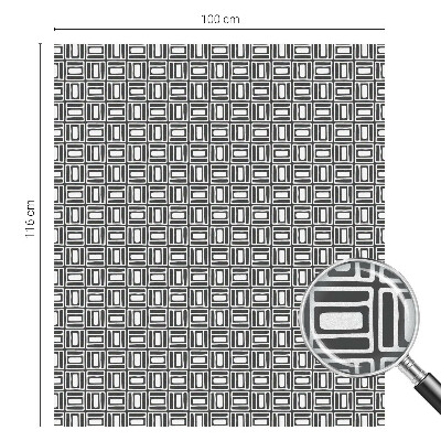 Dekorplast till fönster mosaik Energiskt mönster