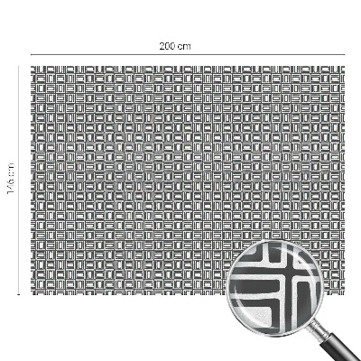 Dekorplast till fönster mosaik Energiskt mönster