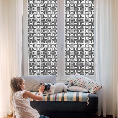 Dekorplast till fönster mosaik Energiskt mönster