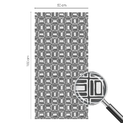 Dekorplast till fönster mosaik Energiskt mönster