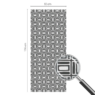 Dekorplast till fönster mosaik Energiskt mönster