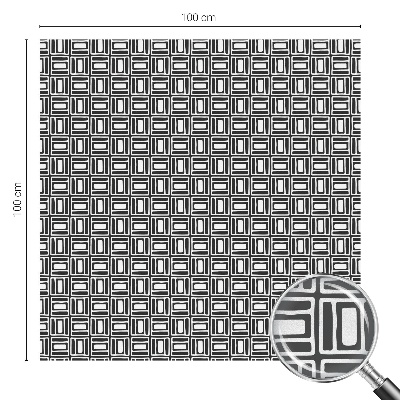 Dekorplast till fönster mosaik Energiskt mönster