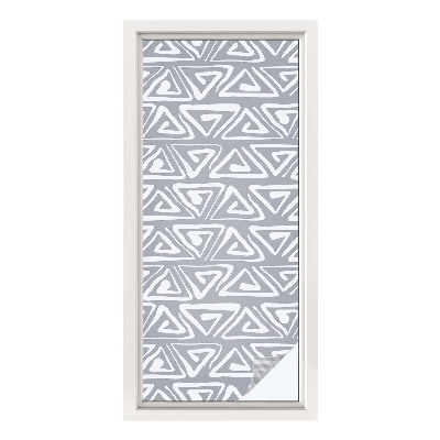 Fönsterfilm med mosaikmönster Geometrisk minimalism