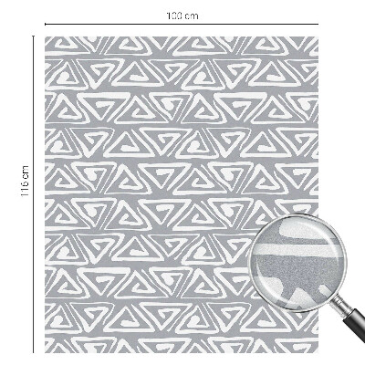 Fönsterfilm med mosaikmönster Geometrisk minimalism