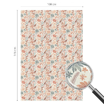 Dekorplast till fönster mosaik Blomsterarrangemang