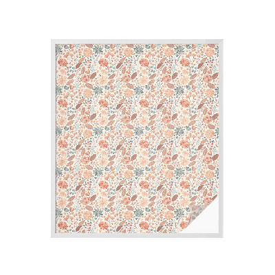 Dekorplast till fönster mosaik Blomsterarrangemang