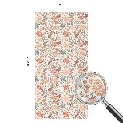 Dekorplast till fönster mosaik Blomsterarrangemang