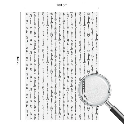 Frostfilm med dekorativt mönster Geometriska pilar